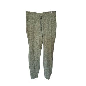Lululemon Ready to Rulu High-Rise Fleece Jogger Heathered Green Sized 10